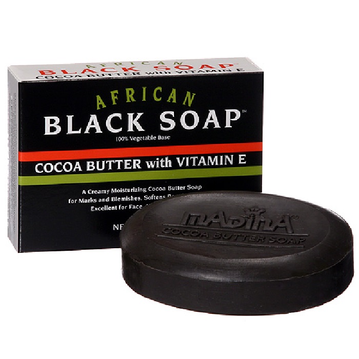 African Black Soap 3.5oz - Cocoa Butter - Pack of 6 pieces